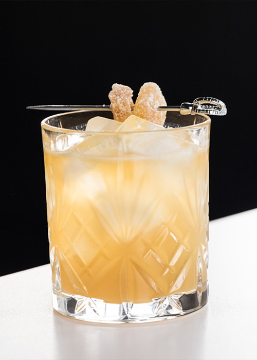 The Penicillin is one of the most popular cocktails in the world. 